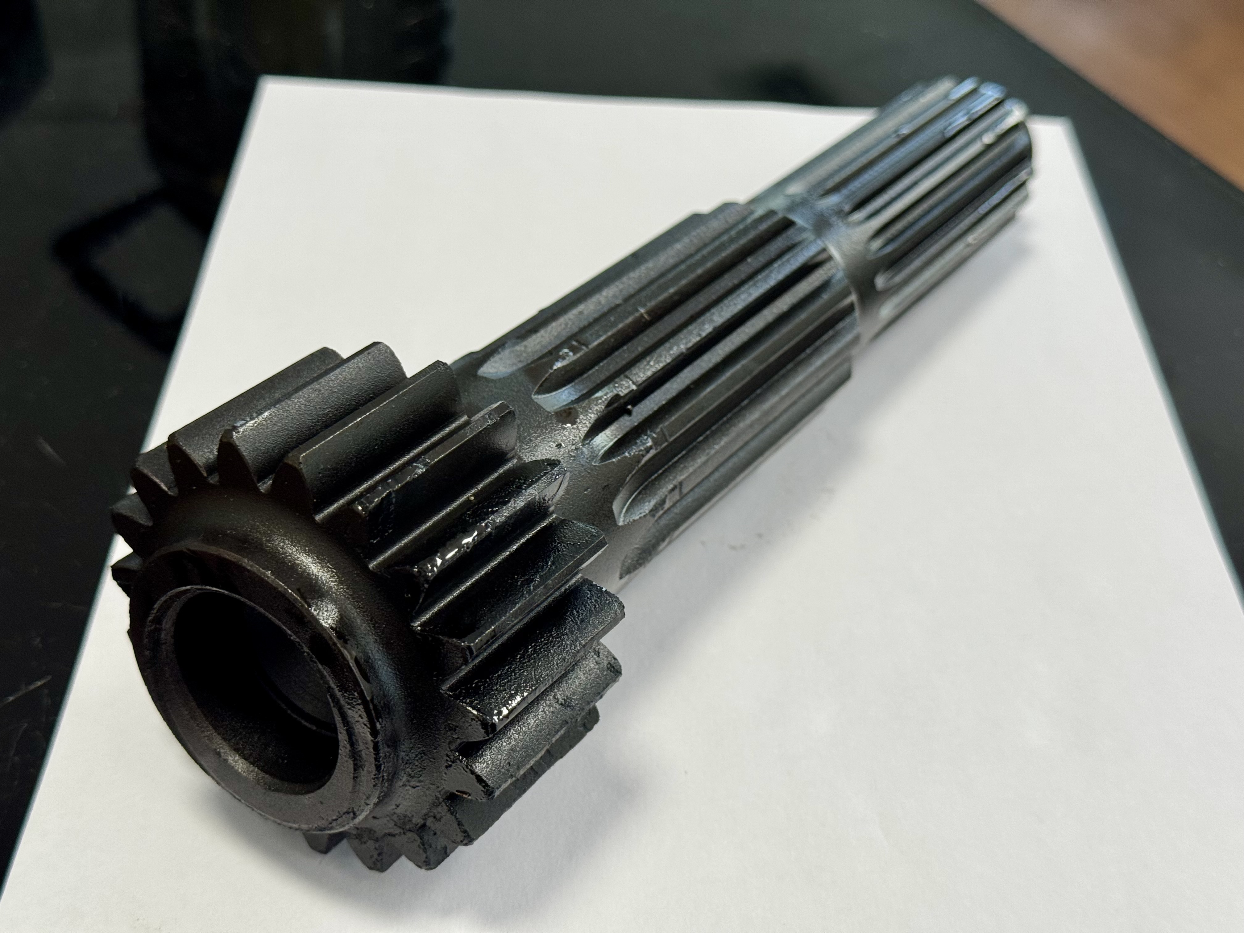 Machined and finished component 10